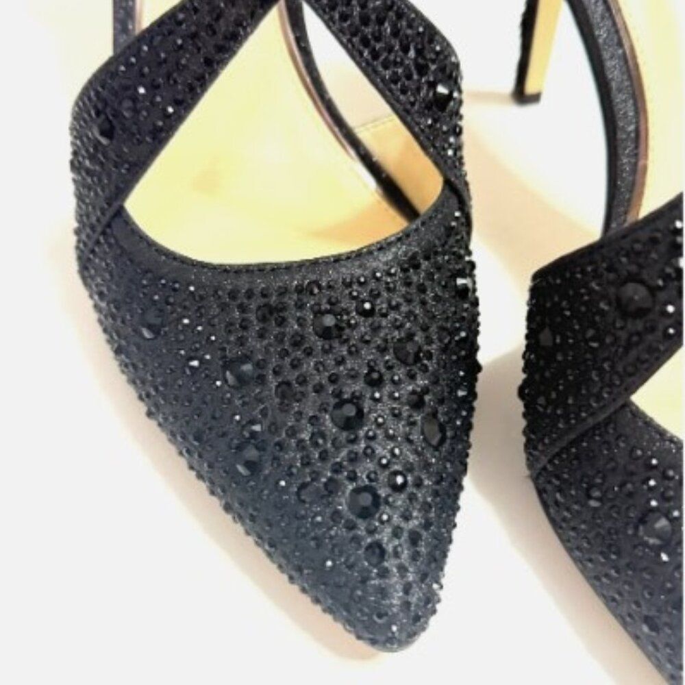 Jessica Simpson Accile Black Rhinestone Heels Size 8M – Worn Twice - Picture 10 of 10